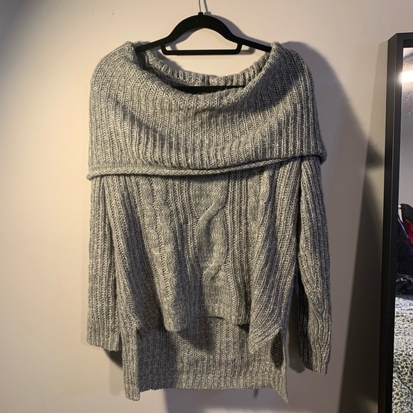 Grey off the shoulder sweater- Love & Liberty - Picture 1 of 7